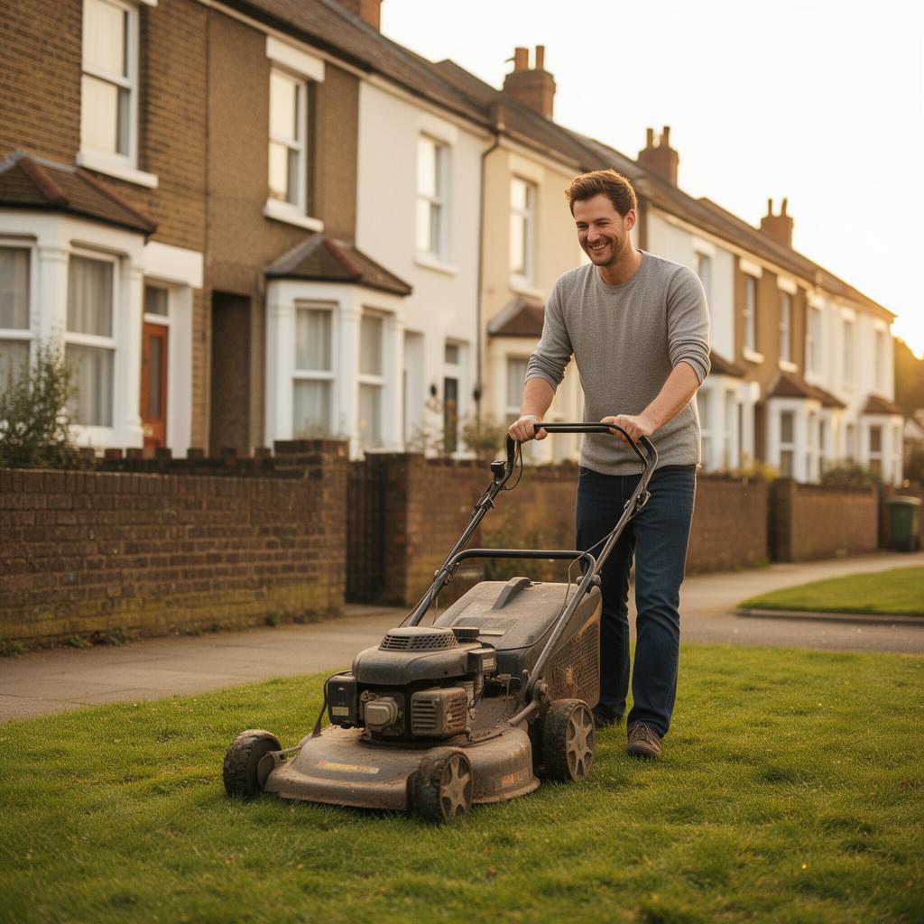 A local helper at work on a UK street
